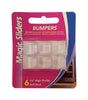 Magic Sliders Vinyl Self Adhesive Bumper Pads Clear Square 3/4 in. W X 3/4 in. L (Pack of 6) - Deal of The Week