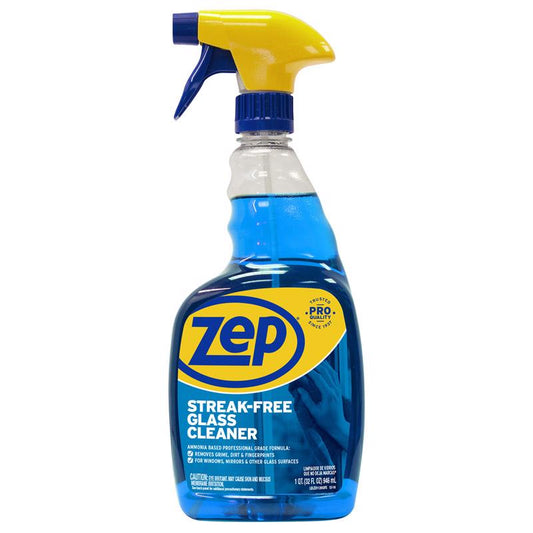 Zep Commercial No Scent Glass Cleaner 32 oz. Liquid (Pack of 12)