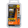 Hillman POWERPRO ONE No. 8 X 2 in. L Star Flat Head Multi-Material Screw 20 pk - Deal of The Week