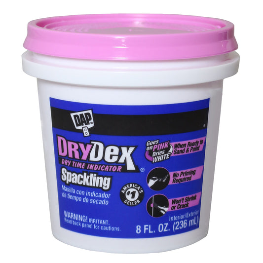 DAP DryDex Ready to Use White Spackling Compound 0.5 pt. (Pack of 12)