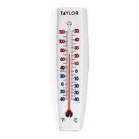 Taylor Tube Thermometer Plastic White 7.68 in. (Pack of 6)