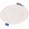 Halo HLB Lite Matte White 4 in. W LED Canless Recessed Downlight 10.1 W