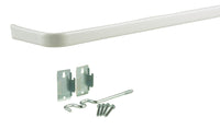 Kenney Enamel White Curtain Rod 48 in. L X 86 in. L - Deal of The Week