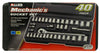 Allied 1/4 and 3/8 in. drive Metric and SAE Socket Set 40 pc