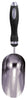 Bond Extra Large Stainless Steel Head Black Soil Scoop 6 in. with Comfort Grip Polypropylene Handle