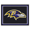 NFL - Baltimore Ravens 8ft. x 10 ft. Plush Area Rug