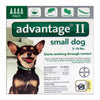 Bayer Advantage II Imidacloprid/Pyriproxyfen Dog Flea Drops 0.056 oz.