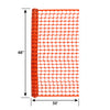 Garden Craft 48 in. H X 50 ft. L Plastic Safety Fencing Orange