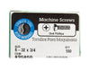 Hillman No. 6-32 X 3/4 in. L Phillips Oval Head Stainless Steel Machine Screws 100 pk