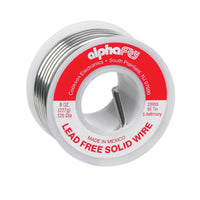 Alpha Fry 8 oz Lead-Free Solid Wire Solder 0.125 in. D Tin/Antimony 95/5 1 pc