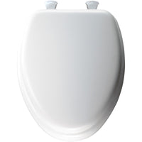 Mayfair by Bemis Eden Elongated White Soft Toilet Seat - Deal of The Week