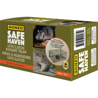 Gonzo Safe Haven Live Catch Rodent Trap
