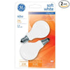 GE 40 watts A15 A-Line Incandescent Bulb E12 (Candelabra) Soft White 2 pk (Pack of 6)
