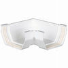 Amerimax 6.8 in. H x 6.8 in. W x 2.9 in. L White Vinyl Gutter Corner