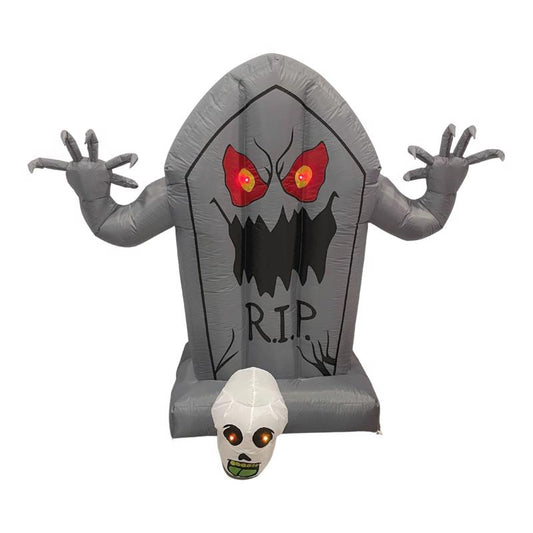 Celebrations 5 ft. Prelit RIP Tombstone Inflatable
