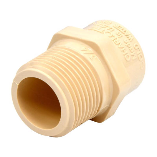 Charlotte Pipe FlowGuard 3/4 in. MPT X 3/4 in. D Slip CPVC Male Adapter 10 pk
