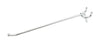 National Hardware Zinc Plated Silver Steel 8 in. Single Hook (Pack of 6)