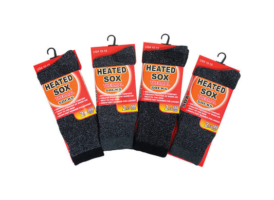 HEATED SOX Men's Socks Assorted (Pack of 12)