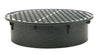 NDS 6 in. Green Round Polyethylene Drain Grate