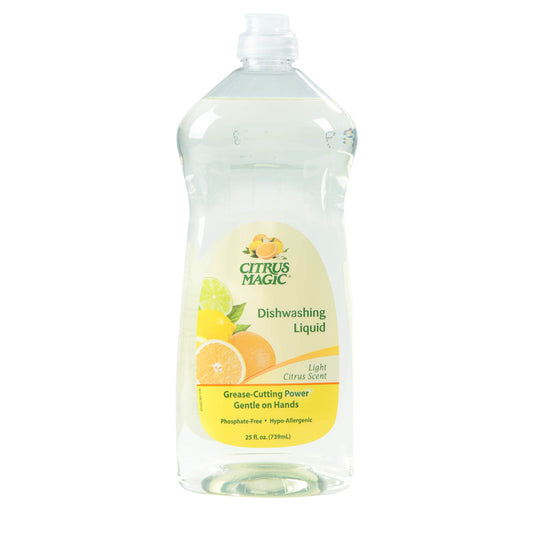 Citrus Magic Light Citrus Scent Natural Dishwashing Liquid 25 oz. 1 pk (Pack of 12)