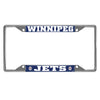 Chrome Metal License Plate Frame, 6.25in x 12.25in