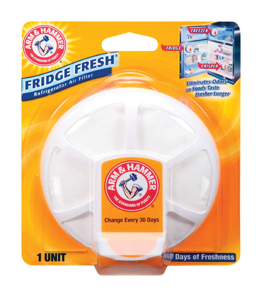 Arm & Hammer Fridge Fresh No Scent Refrigerator Air Filter 3.2 oz. Powder (Pack of 8)