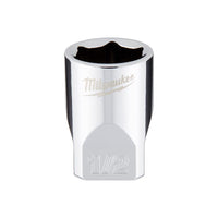 Milwaukee 1/2 in. X 1/4 in. drive SAE 6 Point Standard Socket 1 pc