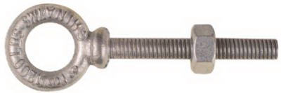 National Hardware 3/8 in. X 2-1/2 in. L Galvanized Forged Steel Eyebolt Nut Included