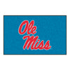 University of Mississippi (Ole Miss) Light Blue Rug - 5ft. x 8ft.