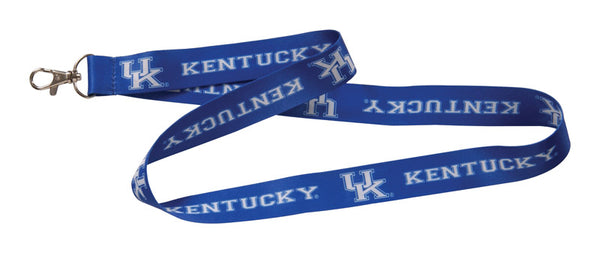 Llavero decorativo de poliéster azul de la Universidad Hillman de Kentucky (paquete de 6).