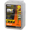 Hillman POWERPRO ONE No. 10  S X 3 in. L Star Wafer Head Multi-Material Screw 1 lb  (Pack of 5)