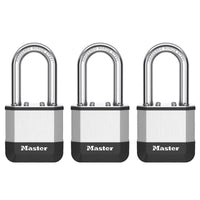 Master Lock Elite 1.75 in. W X 3.5 in. L Laminated Steel 5-Pin Cylinder Padlock