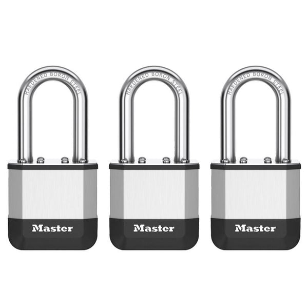 Candado de cilindro de 5 pasadores Master Lock Elite de acero laminado de 1.75 in. de W X 3.5 in. de L