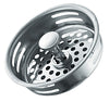 PlumbCraft 3-1/2 in. D Chrome Replacement Strainer Basket