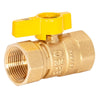 Eastman 3/4 in. Brass FIP Ball Valve T-Handle For Gas - Deal of The Week