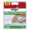 Homax White Silicone Caulk Strips 1-1/4 in. x 5 ft.