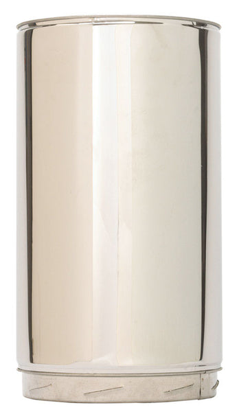 Tubo de chimenea de acero inoxidable Selkirk de 8 pulg. de profundidad y 18 pulg. de longitud