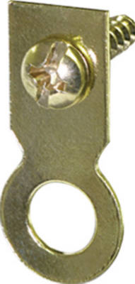 Hillman AnchorWire Brass-Plated Small Ring Hanger 1 lb 4 pk