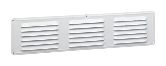 Air Vent 16 in. H x 4 in. W x 4 in. L White Aluminum Undereave Vent (Pack of 24)