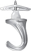 Hillman Brass Small Versa Hook 75 lb. capacity 2 pk (Pack of 5)