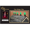 Canny System Ridge Clip Plastic Clear Light Hanging Clips and Staples (Pack of 12)