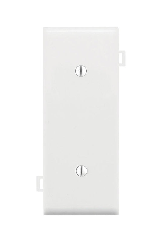 Leviton White 1 gang Thermoplastic Nylon Blank Wall Plate 1 pk