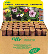 Jiffy Peat Pellets Display