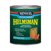 Minwax Helmsman Satin Clear Spar Urethane 1 Qt. - Open Box