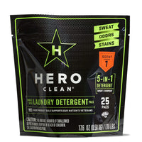 Hero Clean Juniper Scent Laundry Detergent Pod 25 pk