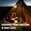 UCO  Mini  100 lumens Black  LED  Sprout Lantern