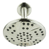 Oakbrook Brushed Nickel PVC 1 settings Wallmount Showerhead 1.8 gpm