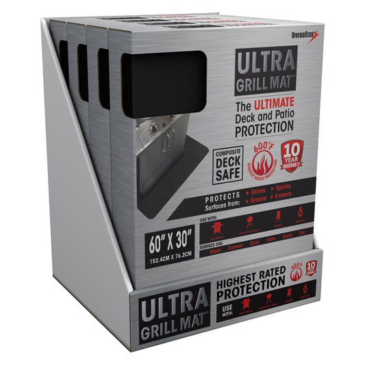 DiversiTech Ultra Grill Mat EPDM Rubber 30 in. W X 60 in. L (Pack of 4)