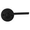 Kwikset Ladera Matte Black Privacy Lever Right or Left Handed