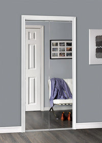 Erias 77.93 in. H X 23.5 in. W Bifold Mirrored Door